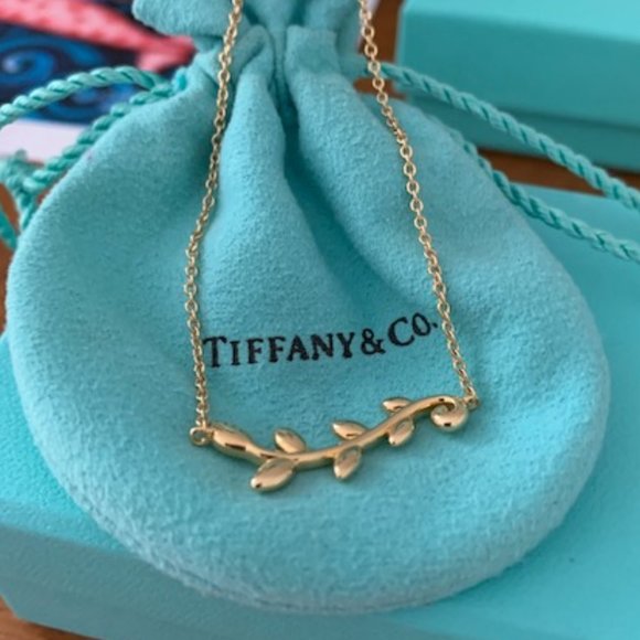 Tiffany & Co. Jewelry - Tiffany & Co. 18k gold Olive Leaf Bracelet